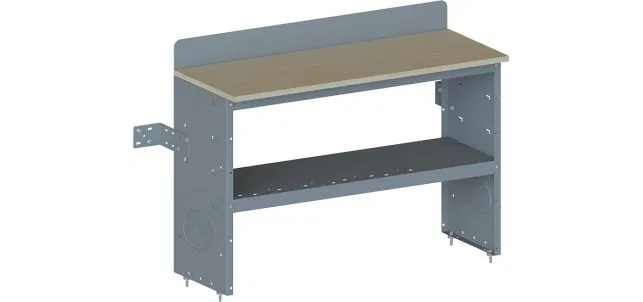 42542 – HOLMAN Van Storage System Shelf Unit, 42 Inch Width x 28 Inch Height x 16 Inch Depth Square End Panels 2 Shel...